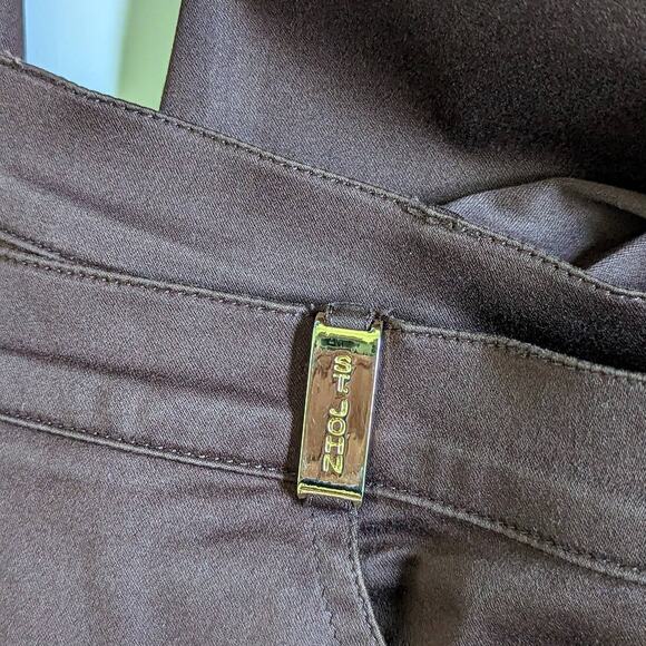 Vintage 1990s St John Sport Chocolate Brown Quilted Suit Set Blazer Trousers 90s - Picture 7 of 14